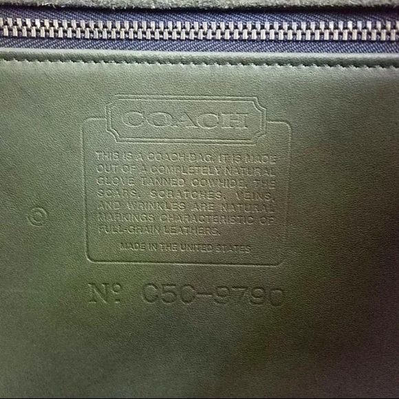 Vintage Coach Rare and HTF Olive Green - Picture 7 of 12